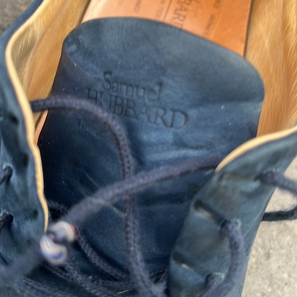 Navy Blue [Leather & NuBuck] Oxford Shoes - Picture 11 of 11